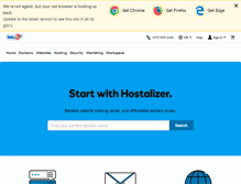 Tablet Screenshot of hostalizer.com